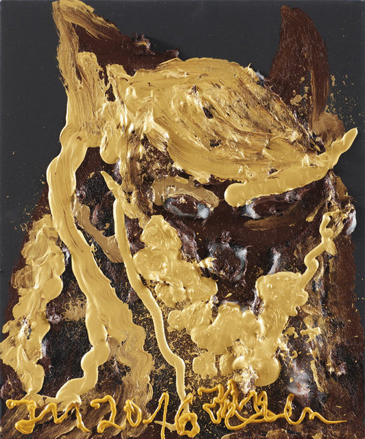 Jonathan Meese, ‘''BIENE DE GNU''’, 2016, Painting, Acrylic and gel on canvas, Galleri Bo Bjerggaard