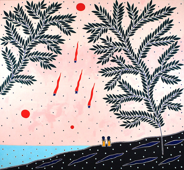 Anders SCRMN Meisner, ‘Star Gazers’, 2020, Painting, Oil on canvas, Hans Alf Gallery