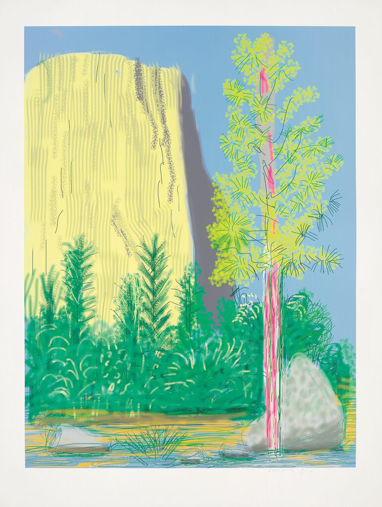 David Hockney - Untitled No. 22, from The Yosemite Suite