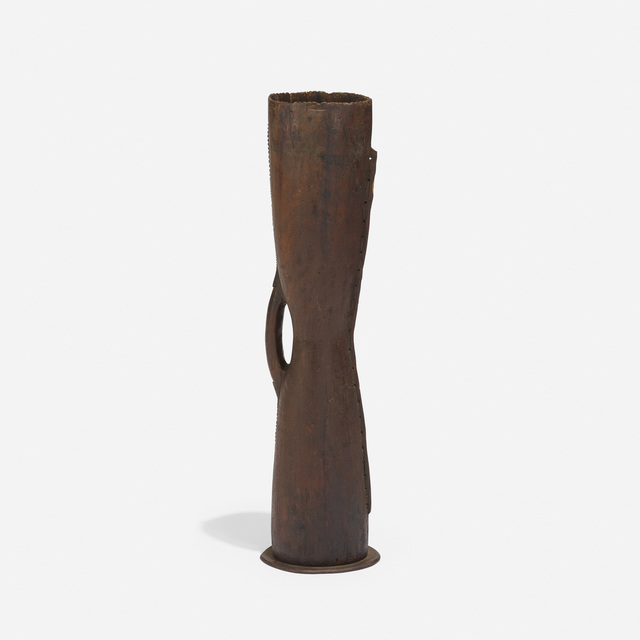 Unknown, Papuan, ‘Kundu Drum’, Other, Carved wood, iron, Rago/Wright