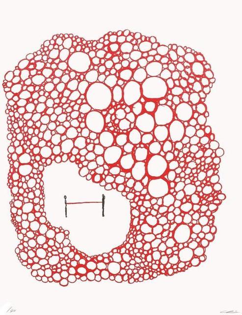 Chiharu Shiota, ‘Relation (Signed), 2020’, 2020, Print, Lithograph on Zerkall Alt Meissen 250g Paper, Curator Style