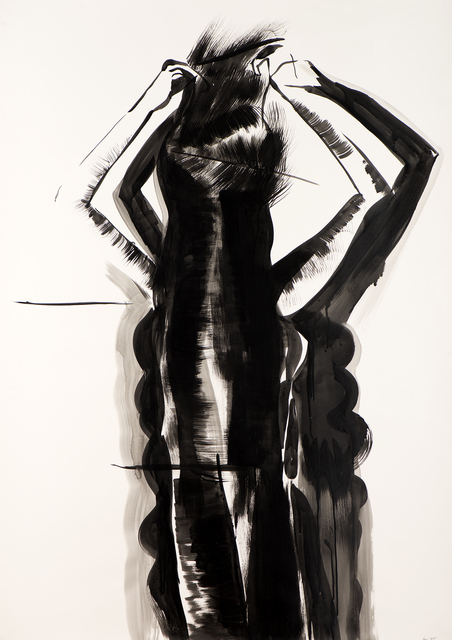 Girl Brushing Her Hair — İnci Eviner (2014)