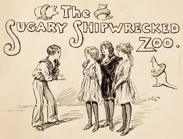 Reginald Bathurst Birch, ‘The Sugary Shipwrecked Zoo’, Early 1900s, The Illustrated Gallery