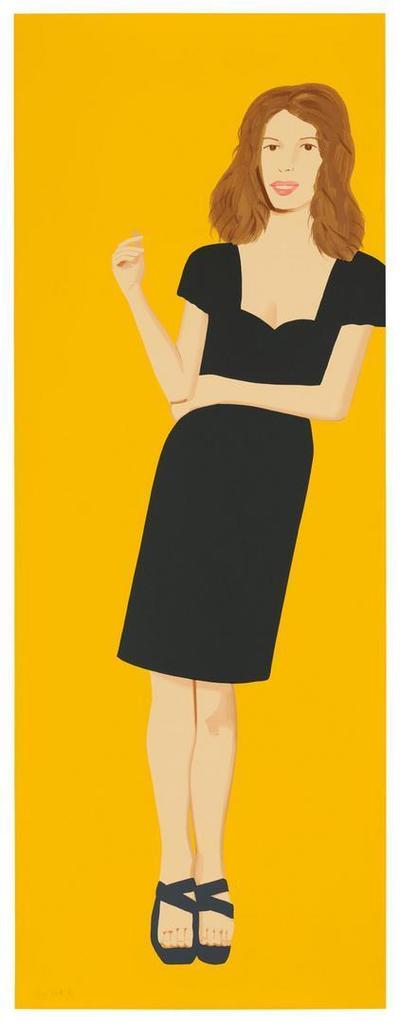 Alex Katz - Cecily, from: Black Dress