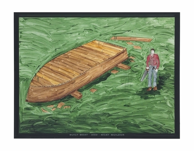 Neil Jenney, ‘Built Boat and Boat Builder’, Christie's