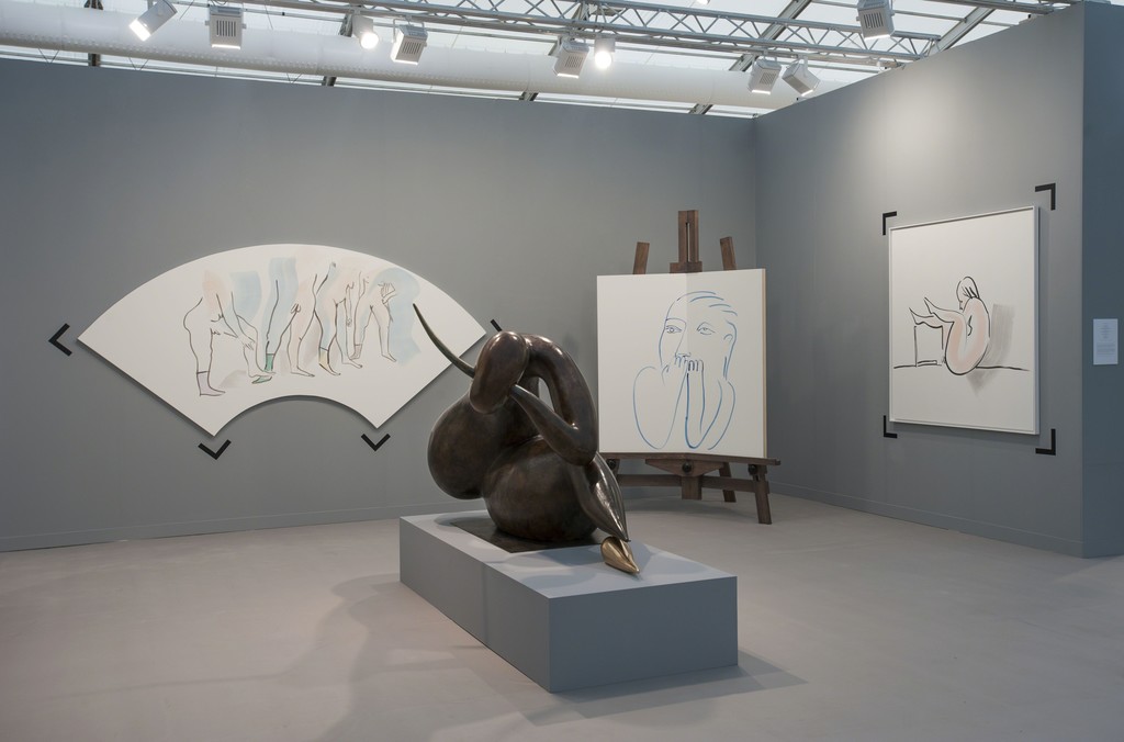 Exhibition view "Minor Concerns " Booth F4 - kamel mennour, Frieze London 2015, London, UK. Photo by Raphaël Fanelli. © ADAGP Camille Henrot. Courtesy the artist and kamel mennour, Paris
Exhibition view "Minor Concerns " Booth F4 - kamel mennour, Frieze London 2015, London, UK. Photo by Raphaël Fanelli. © ADAGP Camille Henrot. Courtesy the artist and kamel mennour, Paris