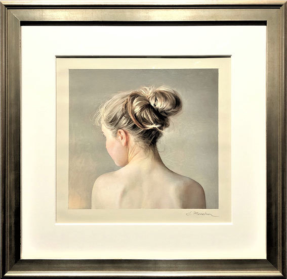 Serge Marshennikov, ‘Model in the Light’, 2020, Painting, Oil on Paper, Maxwell Alexander Gallery
