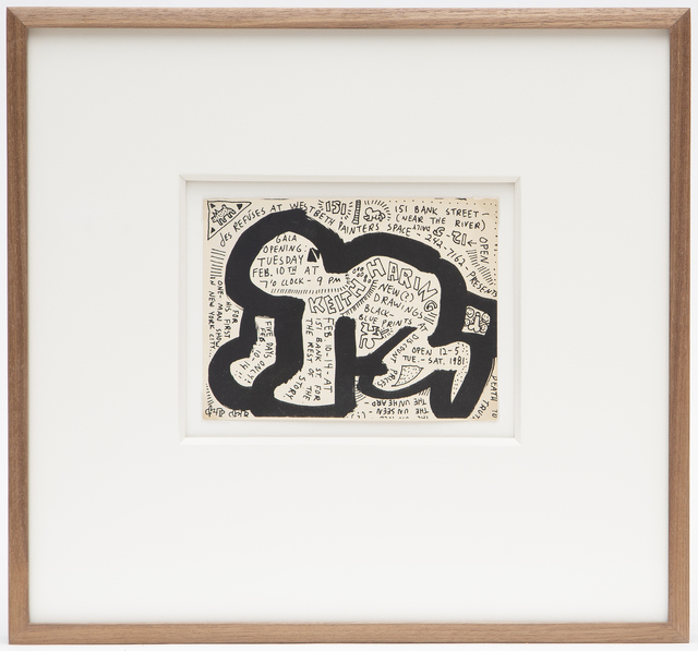Keith Haring, ‘DES REFUSES / WESTBETH PAINTERS SPACE (INVITATION)’, 1981, Ephemera or Merchandise, Ink, card, Artificial Gallery