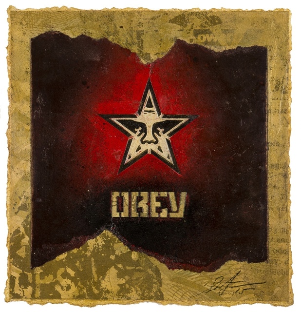 Shepard Fairey, ‘OBEY Star (Retired Stencil & Studies)’, 2015, Forum Auctions