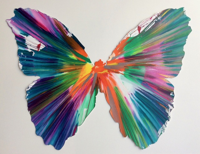 Damien Hirst Butterfly Original Spin Painting 09 Available For Sale Artsy