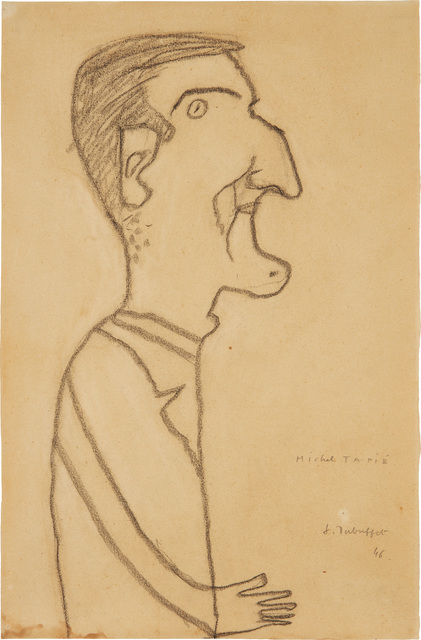 Jean Dubuffet, ‘Michel Tapié’, 1946, Phillips