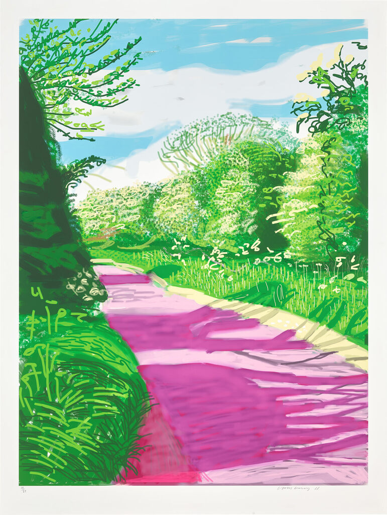 David Hockney - The Arrival of Spring in Woldgate, East Yorkshire in 2011 (twenty eleven) - 31 May, No. 2