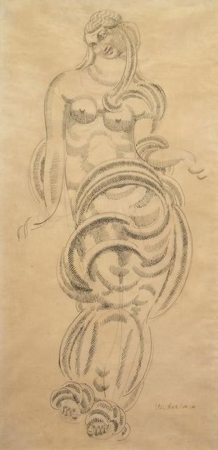 Elie Nadelman, ‘Standing Draped Female Figure’, 1905, Addison Rowe Gallery