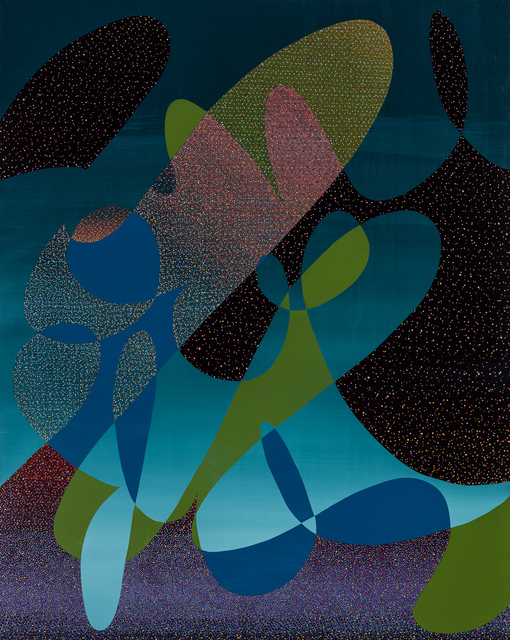JJ Miyaoka-Pakola, ‘IRL’, 2017, Painting, Acrylic and urethane on canvas, Morgan Lehman Gallery