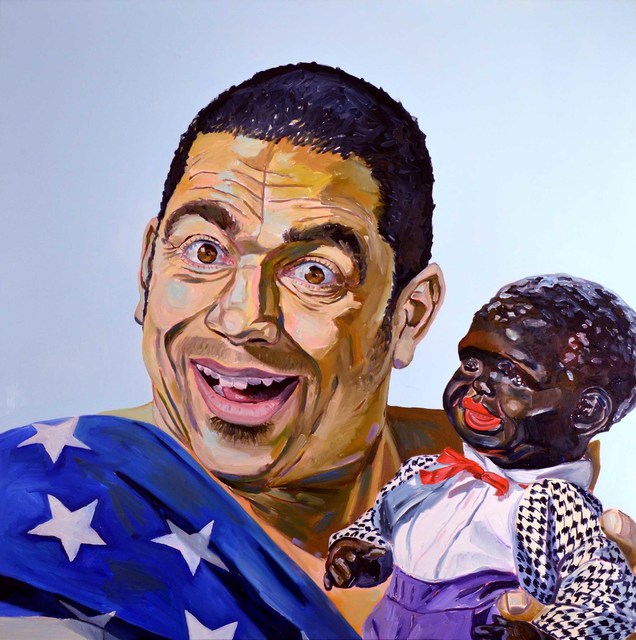 Michael Dixon, ‘Colorblind America’, 2015, Painting, Oil on canvas, David Richard Gallery