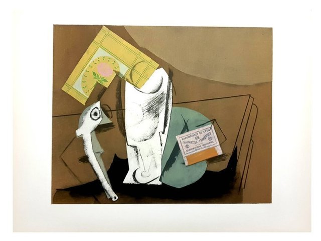 Pablo Picasso, ‘Pochoir "StillLife Cubist" after Pablo Picasso’, 1962, Galerie Philia