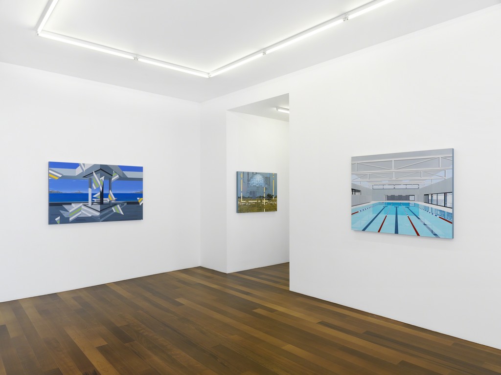 Exibition view, Dean Monogenis, "Metafiction", Galerie Xippas, Geneva, Switzerland, 2017. ©Annik Wetter Exibition view, Dean Monogenis, "Metafiction", Galerie Xippas, Geneva, Switzerland, 2017. ©Annik Wetter