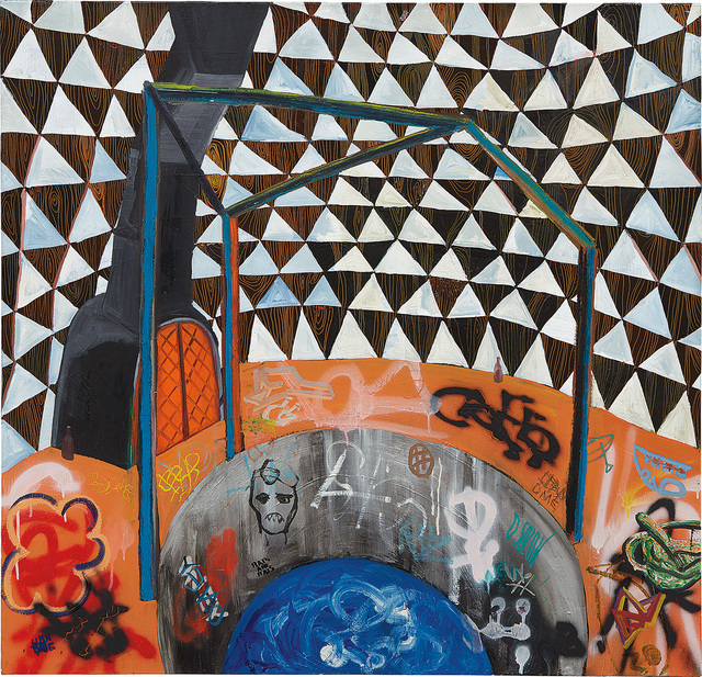 Shara Hughes, ‘Water Tower’, 2007, Painting, Oil on canvas, Phillips