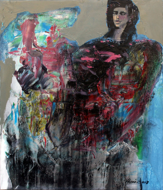 Khalid El-Khani, ‘Black & Blue’, 2018, Orient Gallery