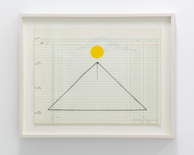 Elena del Rivero, ‘Landscape in yellow with needle, #7’, 2016, Travesia Cuatro
