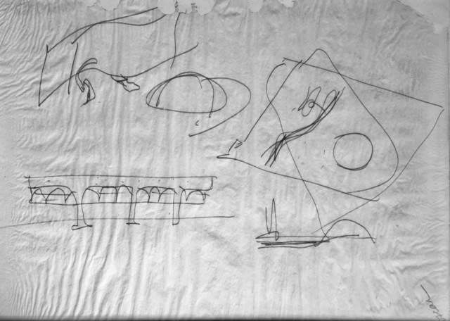 Oscar Niemeyer, ‘Communist Headquarters Paris and University of Argel’, 1980, GTG Art and Design