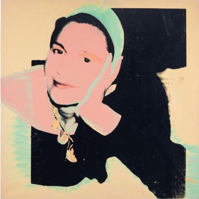 Andy Warhol, ‘Portrait of Marie-Louise Jeanneret’, 1974, Print, Acrylic and silkscreen ink on linen, Rudolf Budja Gallery