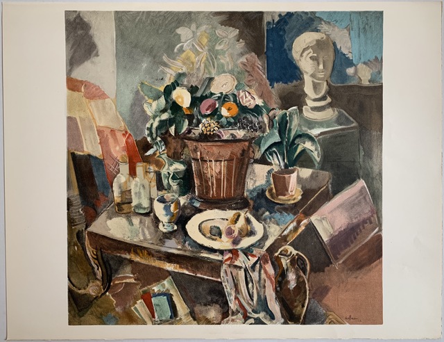 Charles Dufresne, ‘Nature Morte au Pot de Fleurs’, 1928 / Printed 1971, Print, Lithographic poster on Arches vellum, Puccio Fine Art