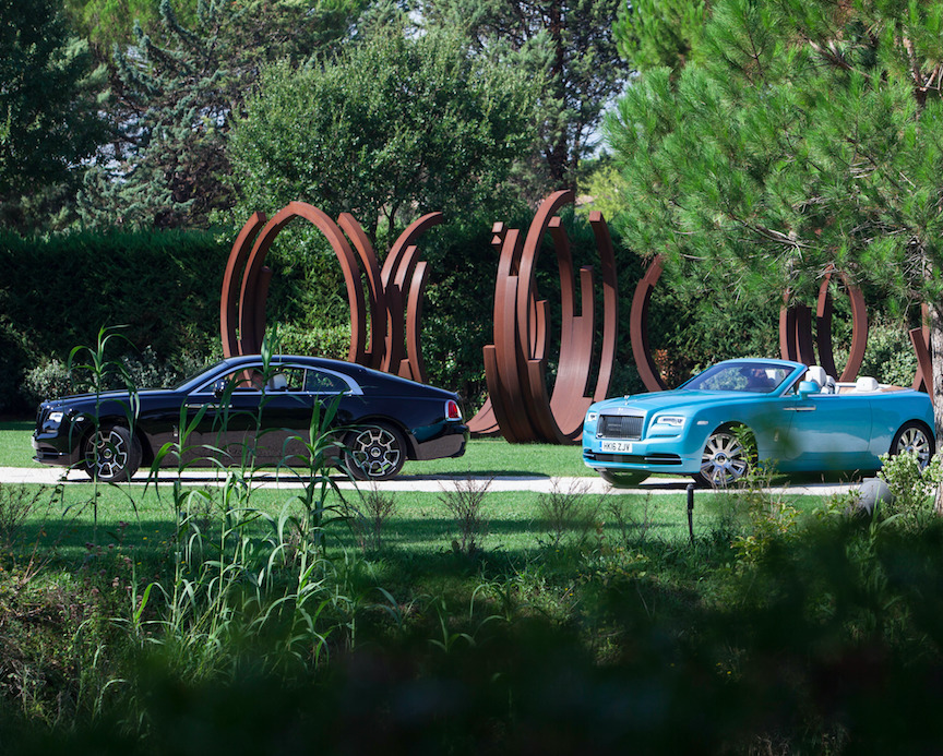ROLLS ROYCE Art Drive 2016. Private visit to Bernar VENET's house ROLLS ROYCE Art Drive 2016. Private visit to Bernar VENET's house