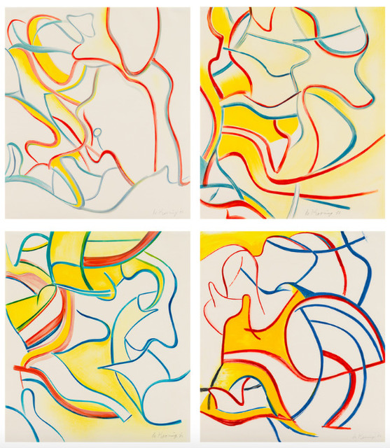 Willem de Kooning, ‘Quatre Lithographies’, 1986, Upsilon Gallery