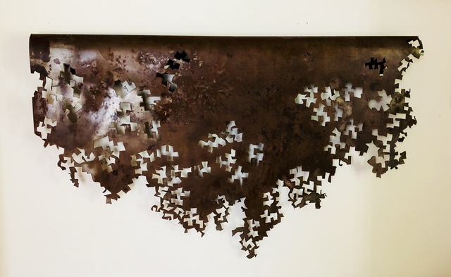 Denice Bizot, ‘Swarm 2’, 2018, Sculpture, Rolled metal carved with plasma torch, Imlay Gallery