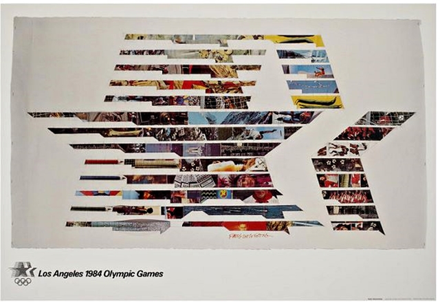 Robert Rauschenberg, ‘Los Angeles 1984 Olympic Games (with Olympic Committee COA)’, 1982, Alpha 137 Gallery