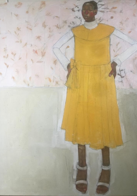 Olivia Mae Pendergast, ‘Girl in Yellow Dress’, 2019, One Off Contemporary Art Gallery