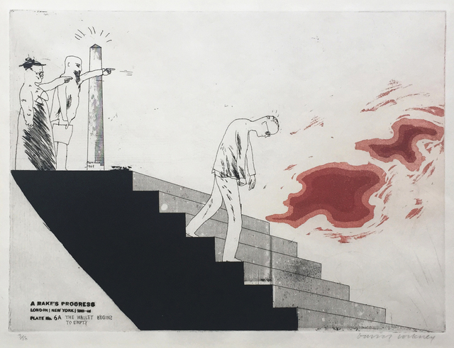 David Hockney, ‘The Wallet Begins to Empty’, 1961, Gerrish Fine Art