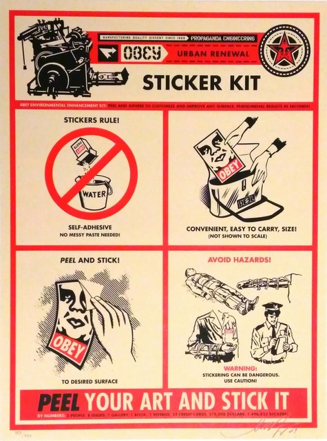 Shepard Fairey, ‘Sticker Kit Print’, 2009, DIGARD AUCTION