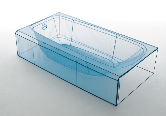 Do Ho Suh, ‘Bathtub, Apartment A, 348 West 22nd Street, New York, NY 10011, USA’, 2013, Sculpture, Polyester fabric, stainless steel wire and display case with LED lighting, Victoria Miro