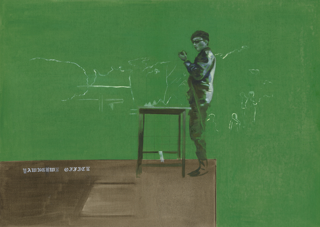 Sawangwongse Yawnghwe, ‘Yawnghwe Office (gothic)’, 2019, TKG+