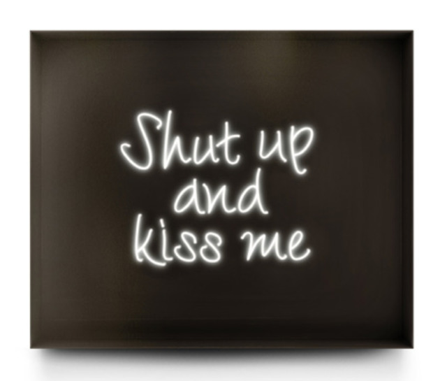 David Drebin, ‘Shut Up and Kiss Me’, 2015, Installation, Neon, ArtLife Gallery