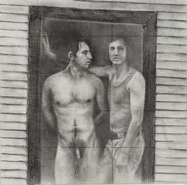 Rick Sindt, ‘Daniel #1’, 2017, Drawing, Collage or other Work on Paper, Graphite and graphite powder on panel, Gallery Victor Armendariz