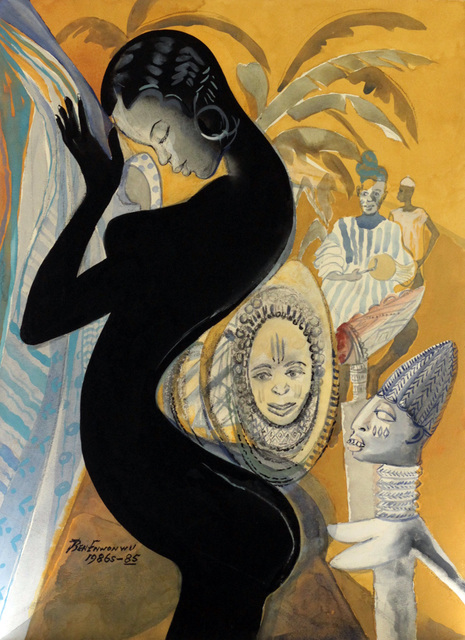 Ben Enwonwu MBE, ‘Negritude (1985/86)’, 1985, TAFETA