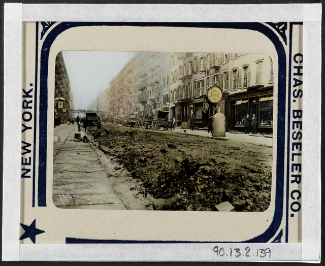 Jacob A. Riis, ‘Tammany street cleaning East Fifth Street for the same spot under Waring's broom’, ca. 1895, Museum of the City of New York