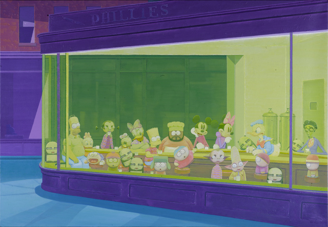 Zhang Gong, ‘Sister Pan's Cafe’, 2012, Painting, Acrylic on cnavas, Eli Klein Gallery