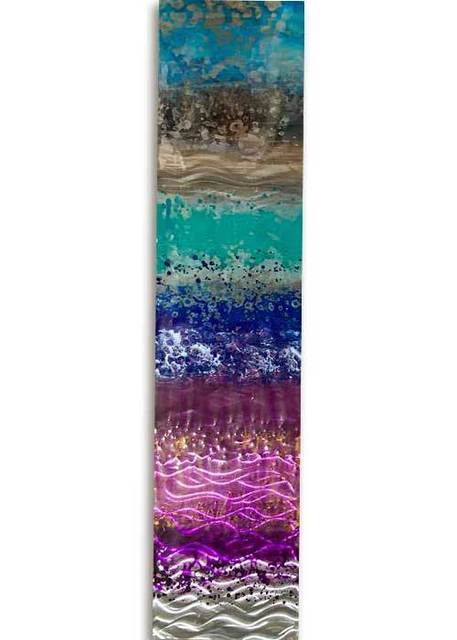 Ken Rausch, ‘Rhythm Stainless Steel Series III’, 2020, Sculpture, Mixed Media on Steel, Art Leaders Gallery