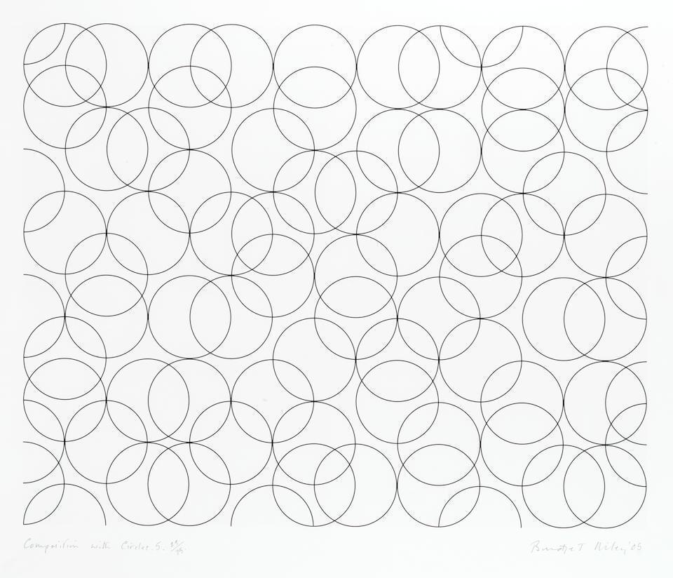 Bridget Riley - Composition with Circles 5