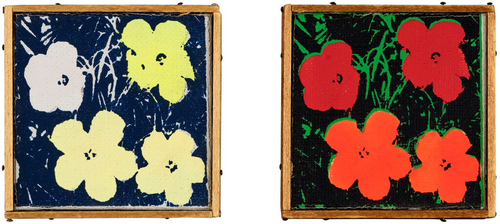 Richard Pettibone - Two works: (i) Andy Warhol, "Flowers", 1964; (ii) Andy Warhol, "Flowers", 1964