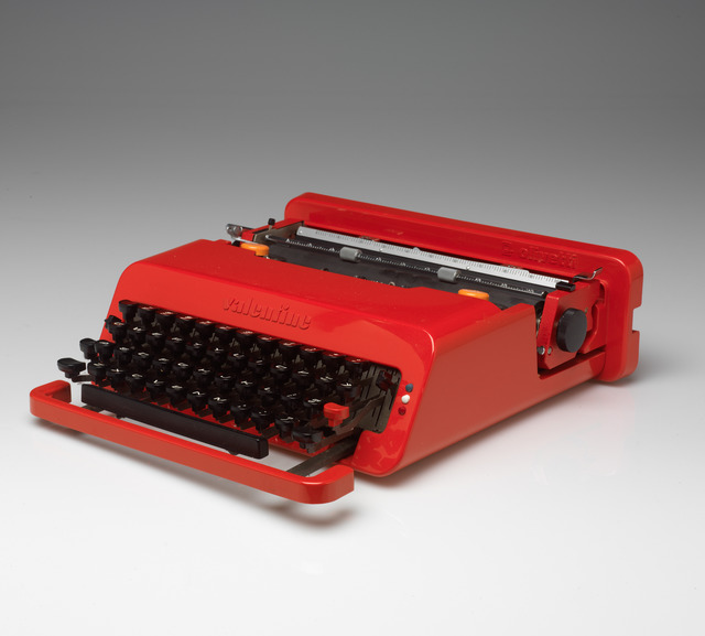 Ettore Sottsass, ‘Valentine Portable Typewriter and Case’, 1969, Design/Decorative Art, Plastic, rubber and metal, RISD Museum