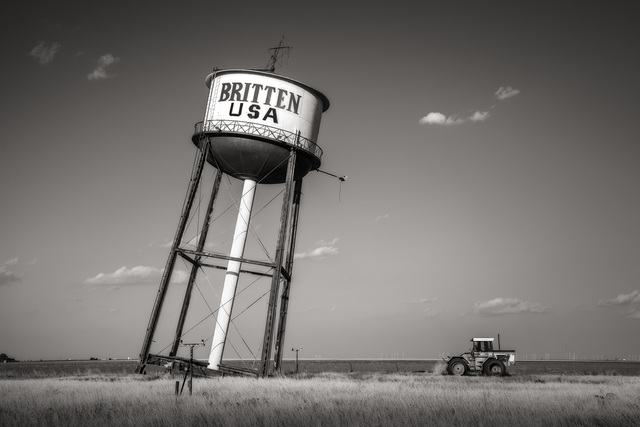 John Custodio, ‘The Leaning Tower of Texas, Groom, Texas’, 2018, Photography, Carbon pigment inkjet print, Soho Photo Gallery