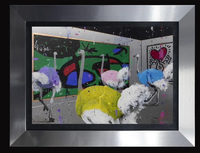 Angelo Accardi, ‘Aluminum Background ’, 2021, Painting, Mixed media painting, Eden Fine Art