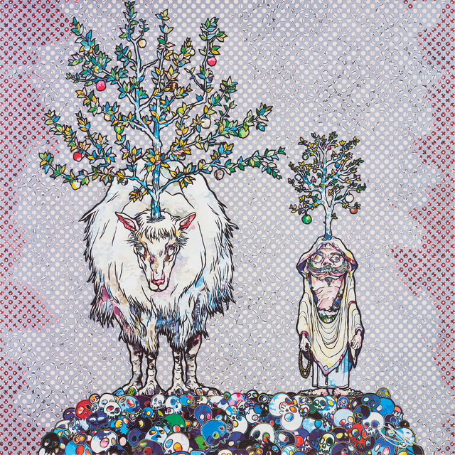 , 'Deer God of the Forest and Arhat,' 2015, STPI