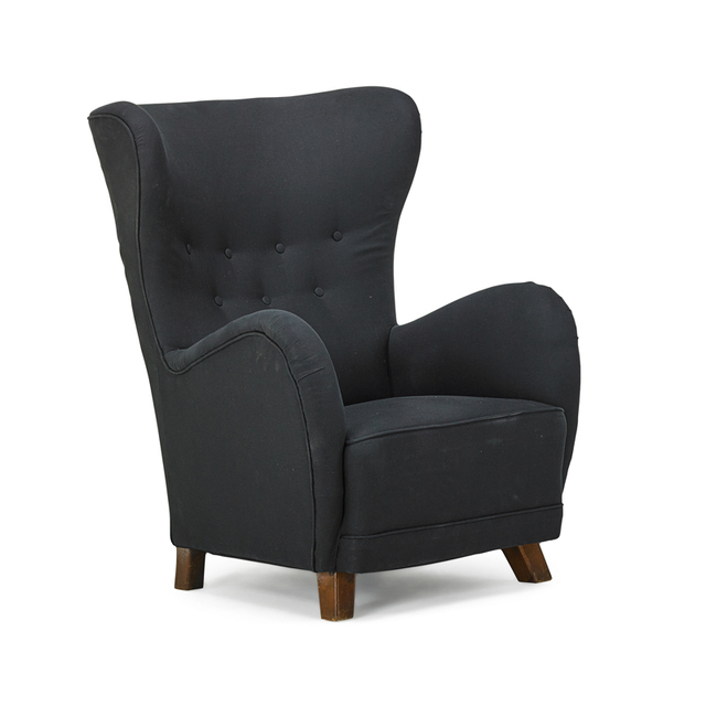 Attributed to Flemming Lassen, ‘Tall-Back Lounge Chair, Denmark’, 1950s, Rago/Wright