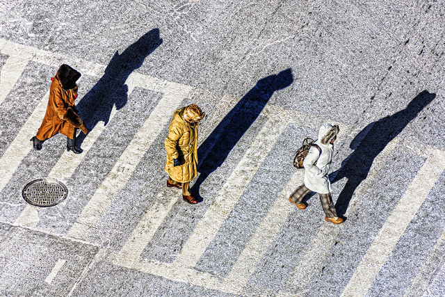 Mitchell Funk, ‘Synchronous Pedestrians’, 2019, Robert Funk Fine Art